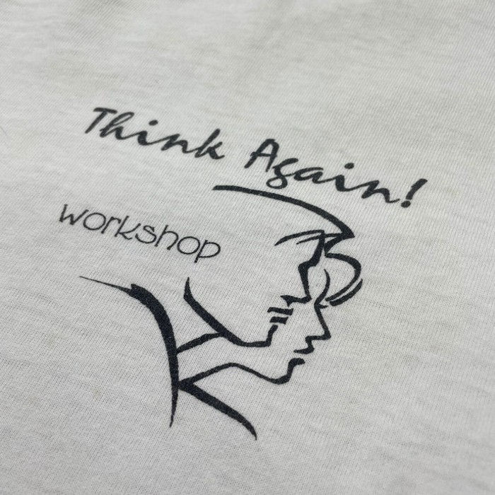 90年代 USA製 Think Again Workshop プリントTシャツ メンズXL | Vintage.City 빈티지숍, 빈티지 코디 정보