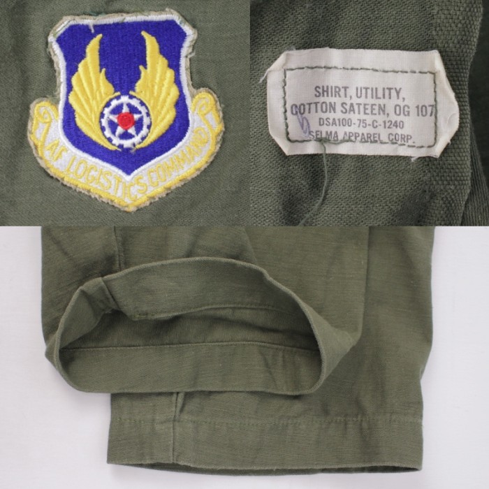 米軍 USAF半袖ユーティリティシャツ　７0's [9019094] | Vintage.City 古着屋、古着コーデ情報を発信
