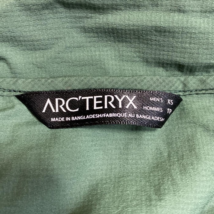 ARC’TERYX inside nylon jacket size XS 日本S相当　配送A アークテリクス　インサイドナイロンジャケット　緑　フーディー | Vintage.City 古着屋、古着コーデ情報を発信