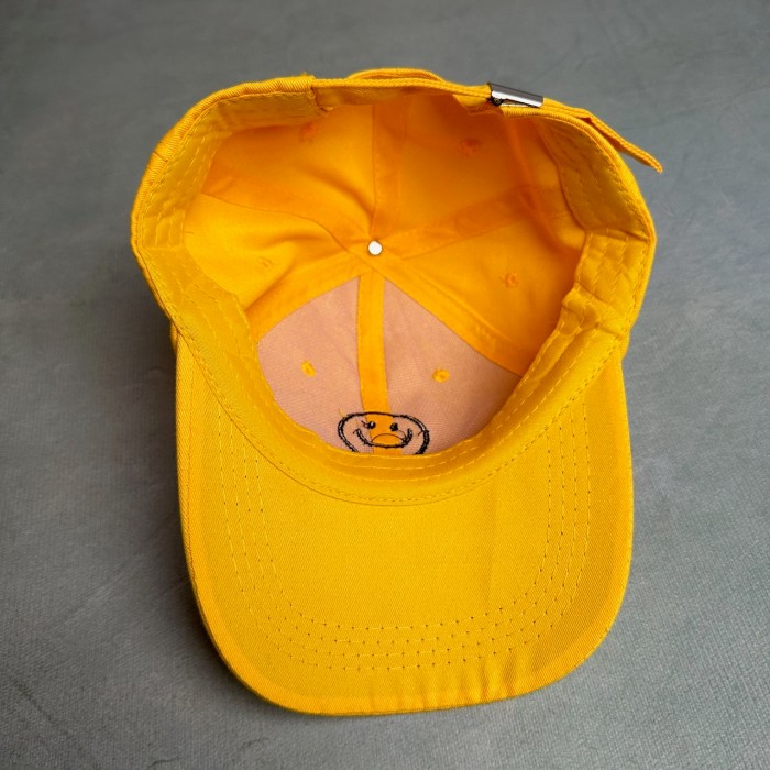 ニコちゃん　スマイル　フリーサイズ　帽子　キャップ　黄色 | Vintage.City 古着屋、古着コーデ情報を発信
