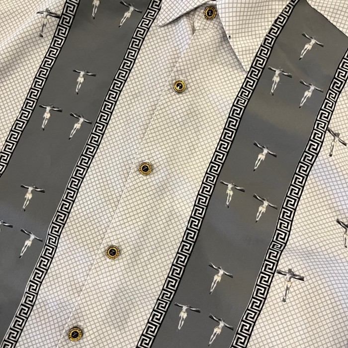 90s Zava design polyester shirt | Vintage.City 빈티지숍, 빈티지 코디 정보