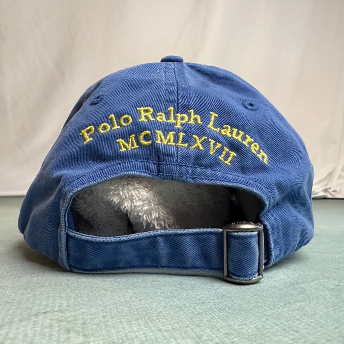 RALPH LAUREN　ラルフローレン　フリーサイズ　キャップ　帽子　ポニー刺繍　ブルー | Vintage.City 빈티지숍, 빈티지 코디 정보