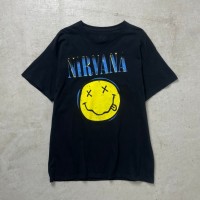 NIRVANA ニルヴァーナ スマイル バンドTシャツ バンT メンズL | Vintage.City 빈티지숍, 빈티지 코디 정보