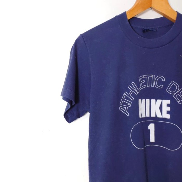 Nike 80s コットンポリ　ATHLETIC DEPT Tシャツ MADE IN USA | Vintage.City 빈티지숍, 빈티지 코디 정보