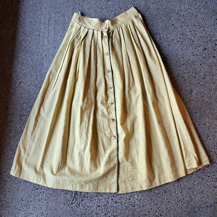 ドイツ製 リネン混チロリアンスカート used [305036] | Vintage.City 古着屋、古着コーデ情報を発信