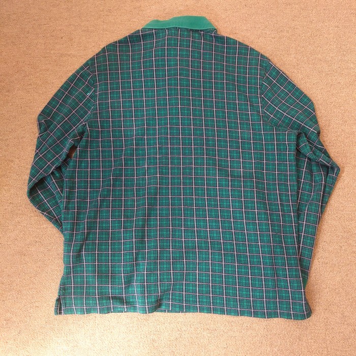 LANDS’END check design polo shirt | Vintage.City 古着屋、古着コーデ情報を発信