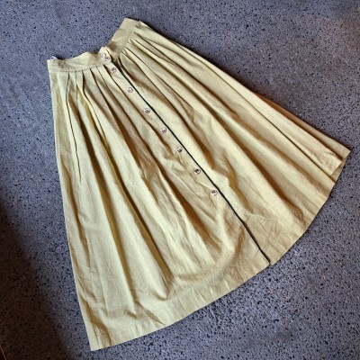 ドイツ製 リネン混チロリアンスカート used [305036] | Vintage.City 古着屋、古着コーデ情報を発信