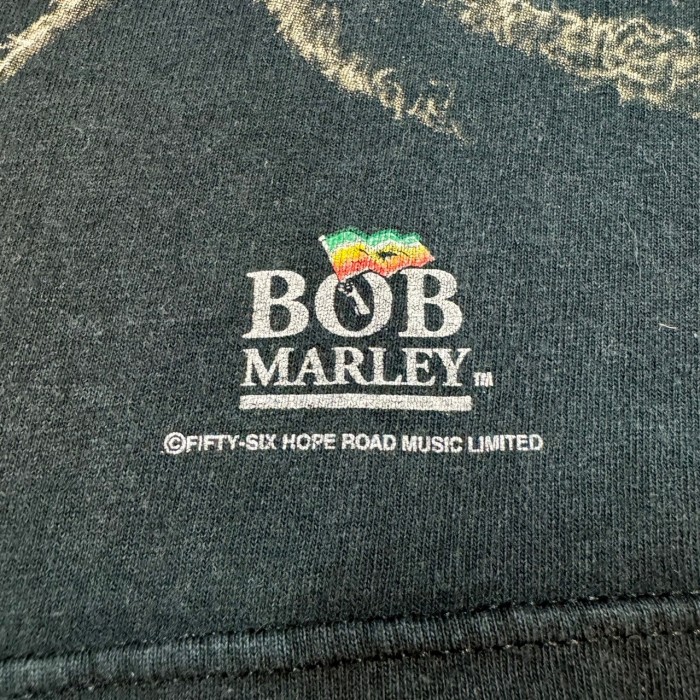 00s Bob Marley T-shirt Tシャツ レゲエ ボブマーリー ロックT バンドTシャツ ボブマーリー ライオン 大判 プリント ブラック 黒 S | Vintage.City 빈티지숍, 빈티지 코디 정보