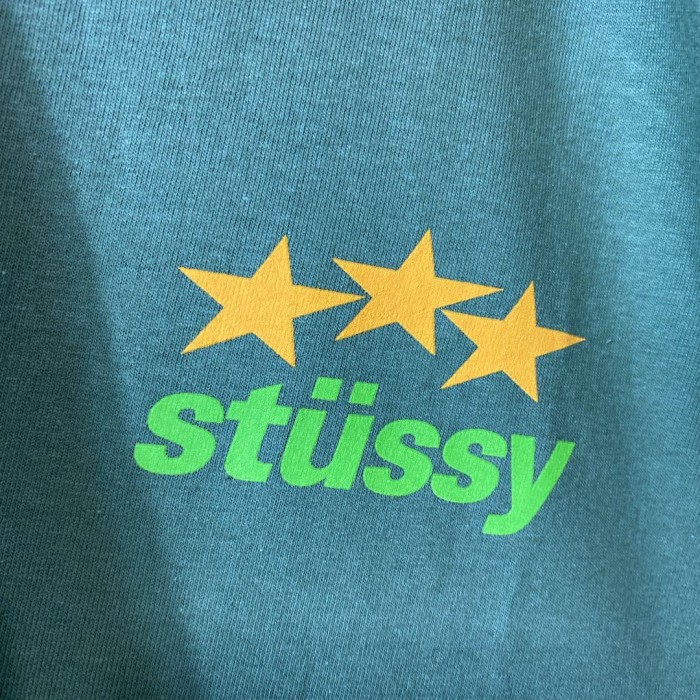 タグ付き STUSSY USA design back print T-shirt size XL 配送A ステューシー　バックプリントTシャツ　オーサーサイズ | Vintage.City 빈티지숍, 빈티지 코디 정보