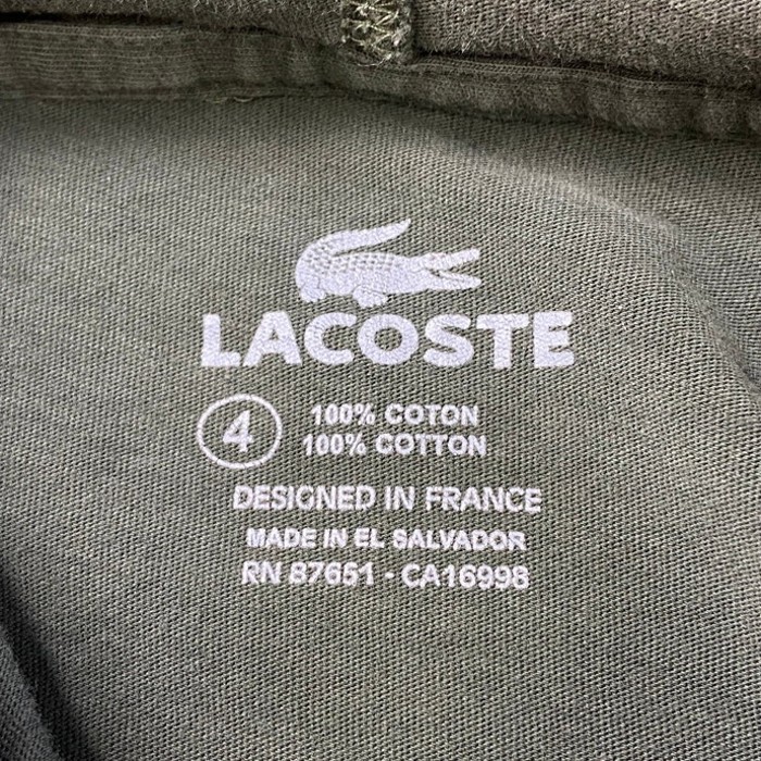 フランス製 LACOSTE ラコステ Tシャツ地 パーカー メンズM | Vintage.City 빈티지숍, 빈티지 코디 정보