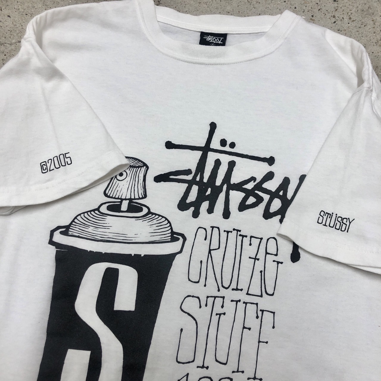 00s OLD STUSSY/25th Anniversary Tee/1992年復刻/M/CRUIZE STUFF/25 ...