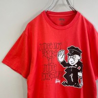 STUSSY Judgement print T-shirt size L 配送C ステューシー　裁判官　ジャッジメントプリントTシャツ | Vintage.City 빈티지숍, 빈티지 코디 정보