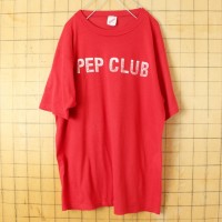 80s 90s USA製 JERZEES PEP CLUB 両面プリント 半袖 Tシャツ レッド メンズL アメリカ古着 | Vintage.City 古着屋、古着コーデ情報を発信