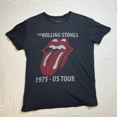 The Rolling Stones ローリングストーンズ 半袖 Tシャツ バンドTシャツ プリント トップス ミュージック ROCK ブラック 黒 Lサイズ | Vintage.City 빈티지숍, 빈티지 코디 정보