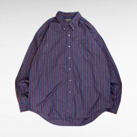 【80's】 エルエルビーン XL ストライプ柄 BDシャツ 長袖シャツ | Vintage.City 빈티지숍, 빈티지 코디 정보