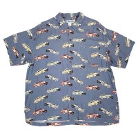 “UTILITY” S/S Pattern Rayon Shirt | Vintage.City 古着屋、古着コーデ情報を発信