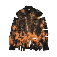 VERS Remake Destroyed L/S Shirt | Vintage.City 古着屋、古着コーデ情報を発信
