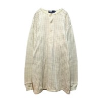“Polo by Ralph Lauren” L/S Henley Neck 2Layer Shirt | Vintage.City 빈티지숍, 빈티지 코디 정보