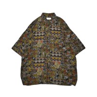 Vintage Patterned S/S Shirt | Vintage.City 빈티지숍, 빈티지 코디 정보