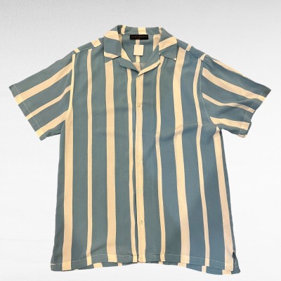 NO BOUNDAR open collar rayon shirt | Vintage.City 빈티지숍, 빈티지 코디 정보