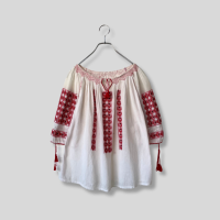 Romanian embroidery blouse ルーマニア刺繍 ブラウス | Vintage.City 빈티지숍, 빈티지 코디 정보