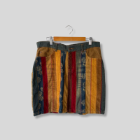 Switching design skirt つぎはぎ切り替え ミニスカート | Vintage.City 古着屋、古着コーデ情報を発信