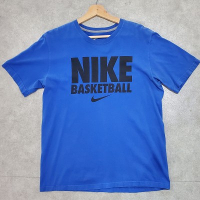 nike ナイキ メキシコ製ロゴプリントティーシャツ青カラーバスケットボール古着 | Vintage.City 빈티지숍, 빈티지 코디 정보