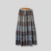 Embroidery gather skirt 刺繍 ギャザースカート | Vintage.City 빈티지숍, 빈티지 코디 정보