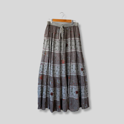 Embroidery gather skirt 刺繍 ギャザースカート | Vintage.City Vintage Shops, Vintage Fashion Trends