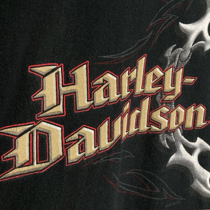 2002'y HARLEY-DAVIDSON S/S tribal print pocket T-SHIRT | Vintage.City 古着屋、古着コーデ情報を発信