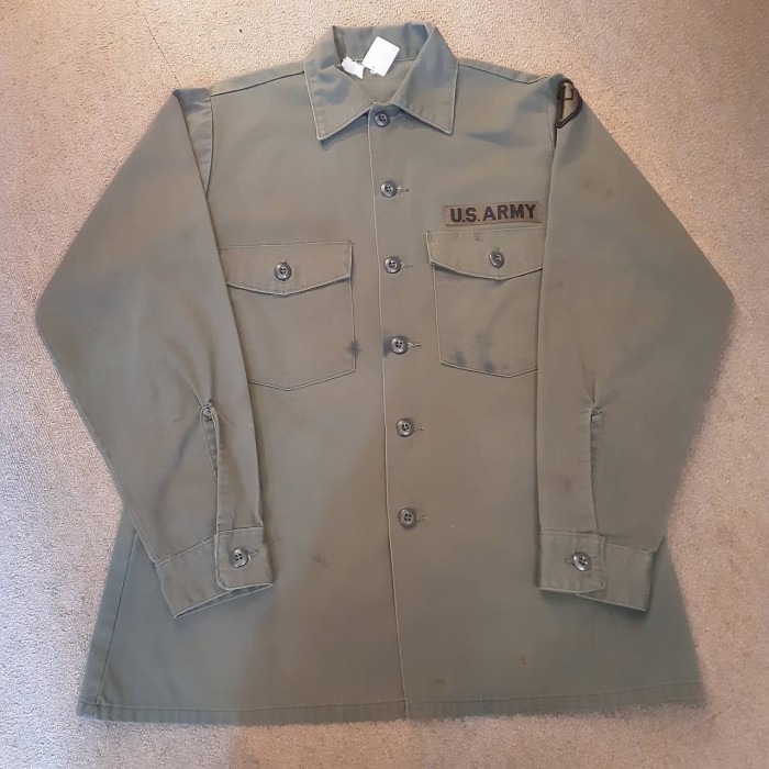 77s U.S.ARMY OG-507  utility jacket | Vintage.City 빈티지숍, 빈티지 코디 정보