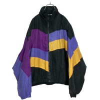 90s SUMMA zip-up multicolored design silk jacket | Vintage.City 古着屋、古着コーデ情報を発信