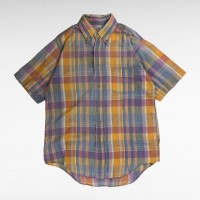 【90's】 J.PRESS L チェック柄 半袖シャツ マルチカラー BDシャツ | Vintage.City 빈티지숍, 빈티지 코디 정보