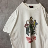 Stranger Things Netflix official T-shirt size F(M-L相当）　配送A ネットフリックス　ストレンジャーシングス　Tシャツ | Vintage.City 빈티지숍, 빈티지 코디 정보
