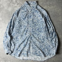 90s USA製 GUESS GEORGES MARCIANO 総柄 長袖 レーヨン シャツ M / 90年代 アメリカ製 オールド ゲス マルシアーノ | Vintage.City 古着屋、古着コーデ情報を発信