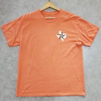 Texas テキサス デザインバックプリントビッグサイズティーシャツオレンジ古着 | Vintage.City 古着屋、古着コーデ情報を発信