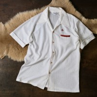 70s オープンカラー 半袖シャツ ホワイト メンズ/レディース/ユニセックス | Vintage.City 古着屋、古着コーデ情報を発信