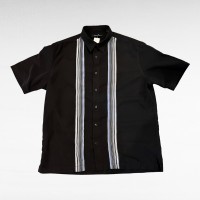 AXIST polyester line design shirt | Vintage.City 古着屋、古着コーデ情報を発信