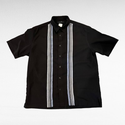 AXIST polyester line design shirt | Vintage.City 빈티지숍, 빈티지 코디 정보