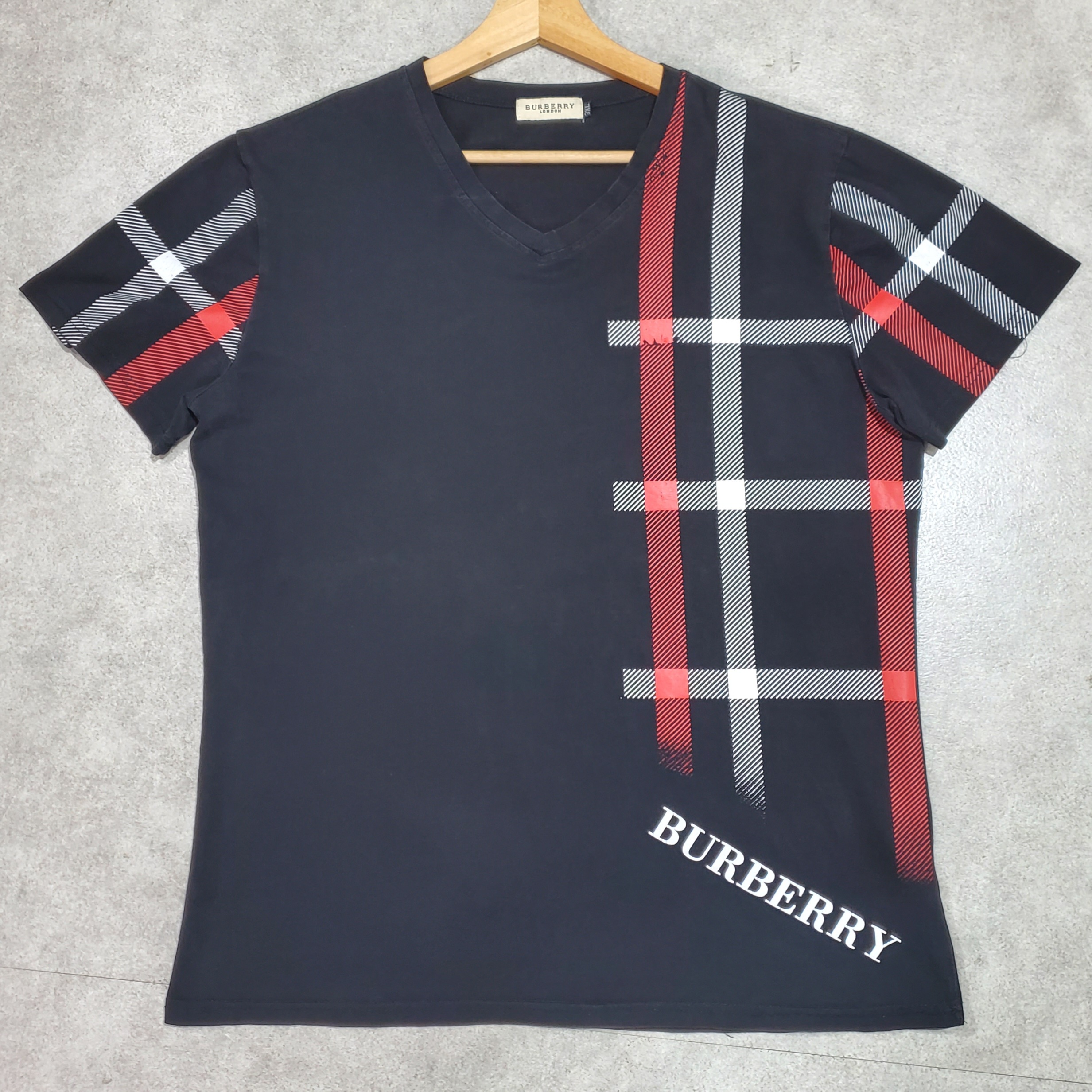 Burberry Londonバーバリーロンドンビッグサイズロゴティーシャツ 黒 