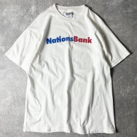90s USA製 Nations Bank 企業物 プリント 半袖 Tシャツ XL / 90年代 アメリカ製 オールド シングル ステッチ 企業 | Vintage.City 古着屋、古着コーデ情報を発信