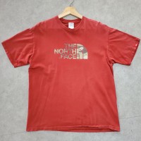 the north faceノースフェイス ロゴプリントカモフラ迷彩ティーシャツ | Vintage.City 古着屋、古着コーデ情報を発信
