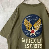 AVIREX US ARMY big logo T-shirt size 2XL 配送A　アヴィレックス　背面ビッグ刺繍ロゴ　オーバーサイズ | Vintage.City 빈티지숍, 빈티지 코디 정보