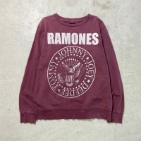 00年代 RAMONES ラモーンズ プリント バンドスウェット メンズL | Vintage.City 빈티지숍, 빈티지 코디 정보