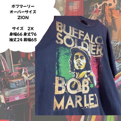 ボブマーリー　オーバーサイズ　TシャツZION BUFFALO SOLDIER | Vintage.City 빈티지숍, 빈티지 코디 정보