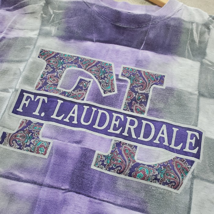 ft Lauderdale フォートローダーデールフロリダ州プリントティーシャツ | Vintage.City 古着屋、古着コーデ情報を発信