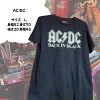 AC/DC Lサイズ　Tシャツ　バンT バンドTシャツ 立体もじ　ロゴTシャツ | Vintage.City 古着屋、古着コーデ情報を発信