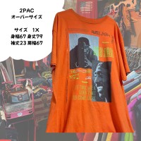 ２PAC オーバーサイズ　Tシャツ　HIOHOP ストリート　ラップT | Vintage.City 빈티지숍, 빈티지 코디 정보
