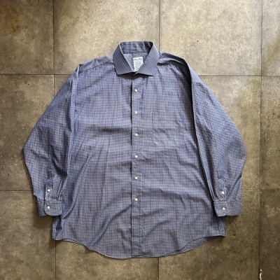 90s ブルックスブラザーズ チェックシャツ USA製 17 パープルブルー | Vintage.City 빈티지숍, 빈티지 코디 정보