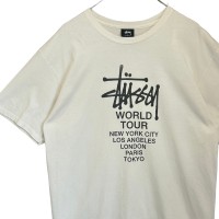 stussy ステューシー Tシャツ L センターロゴ プリントロゴ | Vintage.City 古着屋、古着コーデ情報を発信